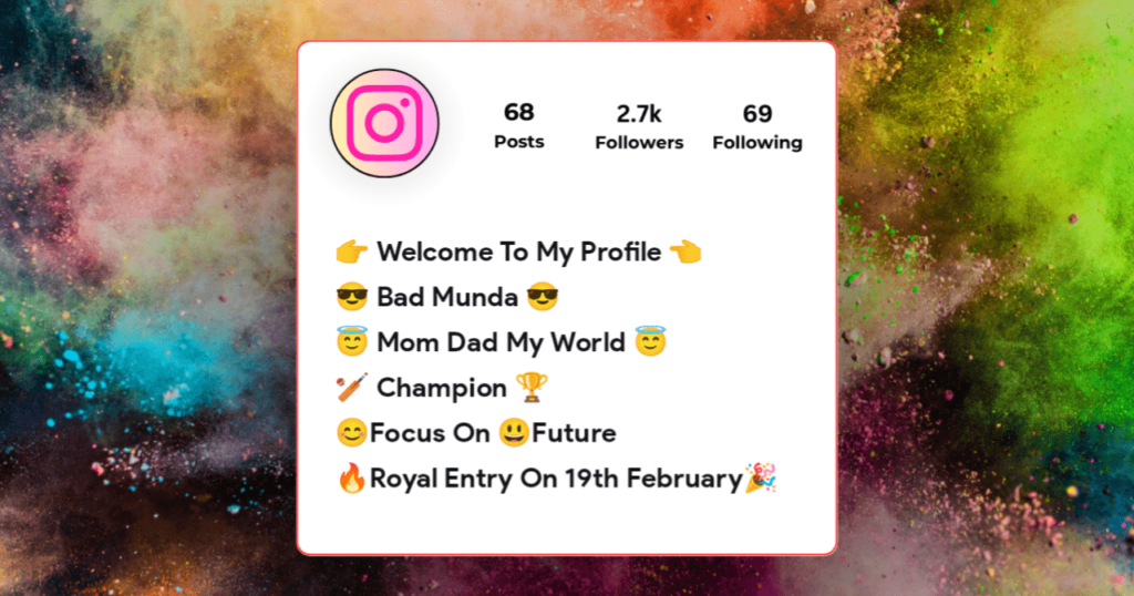 Best Instagram Bio For Boys