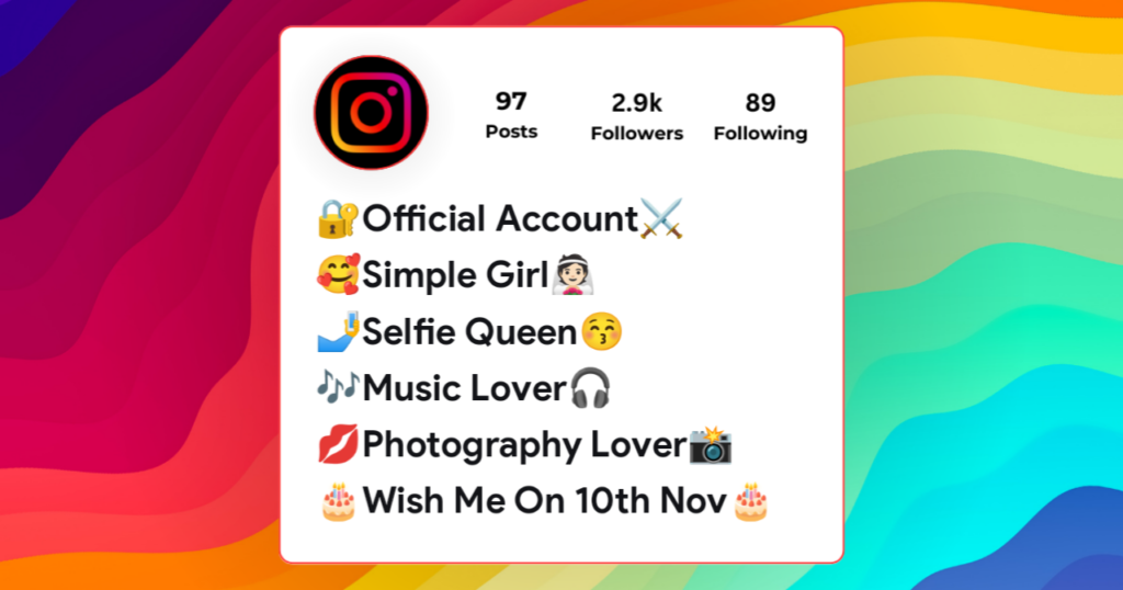 Unique Instagram Bio For Girls